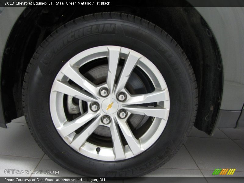 Steel Green Metallic / Jet Black 2013 Chevrolet Equinox LT