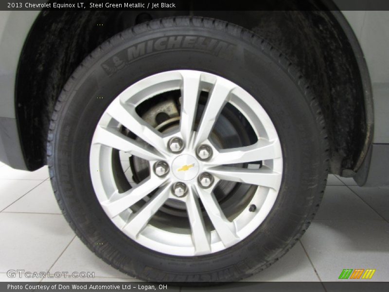 Steel Green Metallic / Jet Black 2013 Chevrolet Equinox LT
