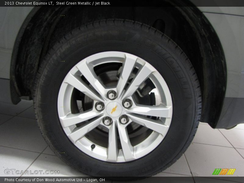 Steel Green Metallic / Jet Black 2013 Chevrolet Equinox LT