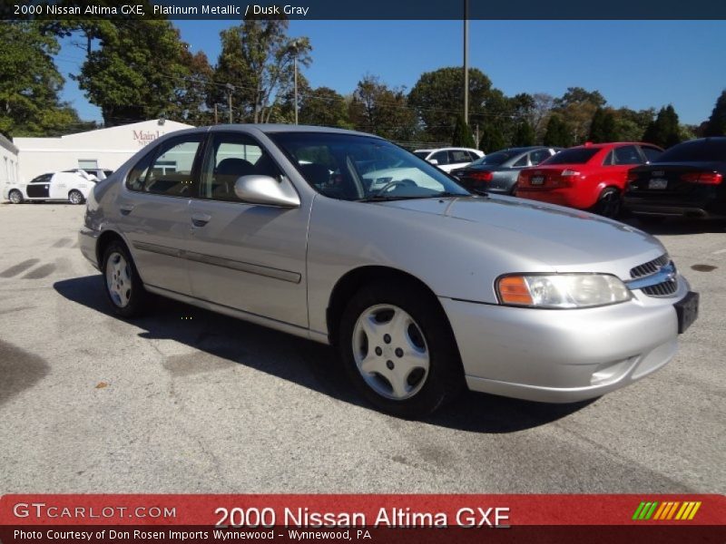 Platinum Metallic / Dusk Gray 2000 Nissan Altima GXE