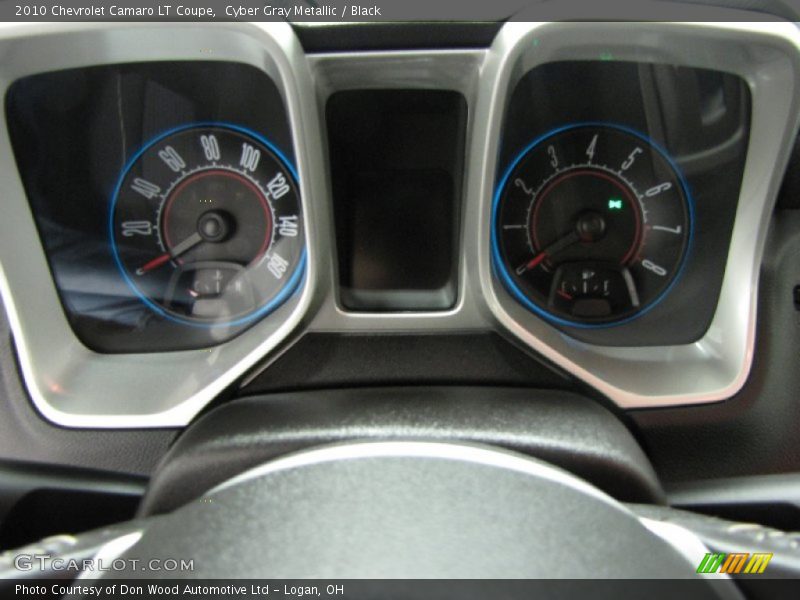 Cyber Gray Metallic / Black 2010 Chevrolet Camaro LT Coupe