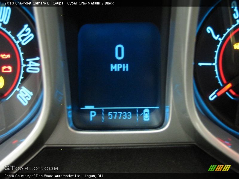 Cyber Gray Metallic / Black 2010 Chevrolet Camaro LT Coupe