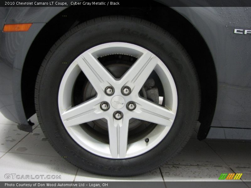 Cyber Gray Metallic / Black 2010 Chevrolet Camaro LT Coupe