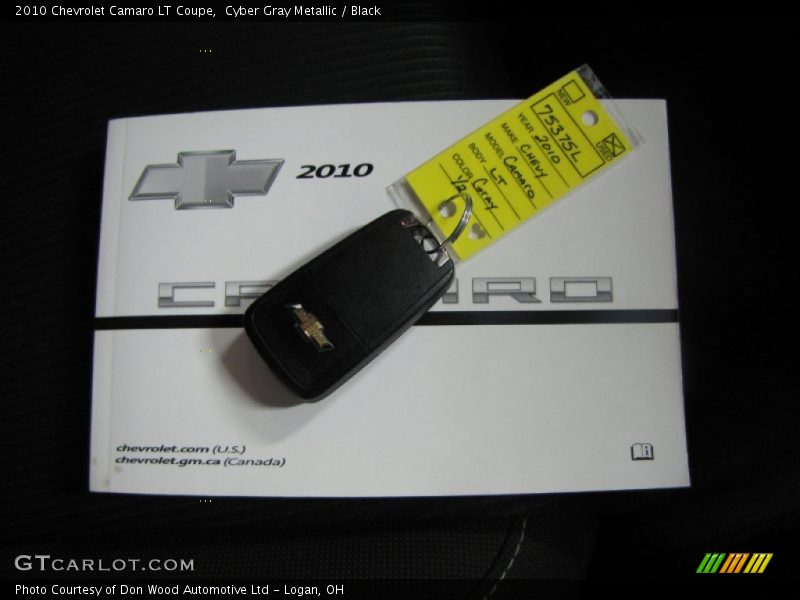 Cyber Gray Metallic / Black 2010 Chevrolet Camaro LT Coupe