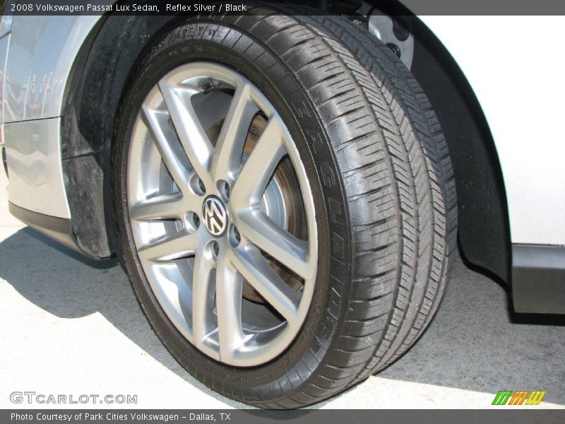 Reflex Silver / Black 2008 Volkswagen Passat Lux Sedan