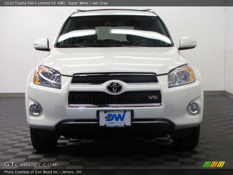 Super White / Ash Gray 2010 Toyota RAV4 Limited V6 4WD