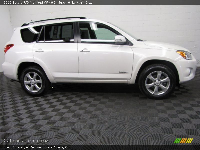 Super White / Ash Gray 2010 Toyota RAV4 Limited V6 4WD
