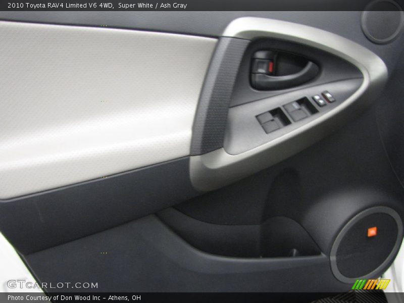 Super White / Ash Gray 2010 Toyota RAV4 Limited V6 4WD