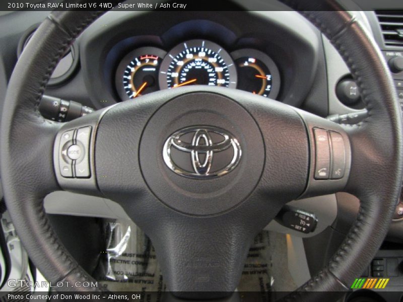 Super White / Ash Gray 2010 Toyota RAV4 Limited V6 4WD