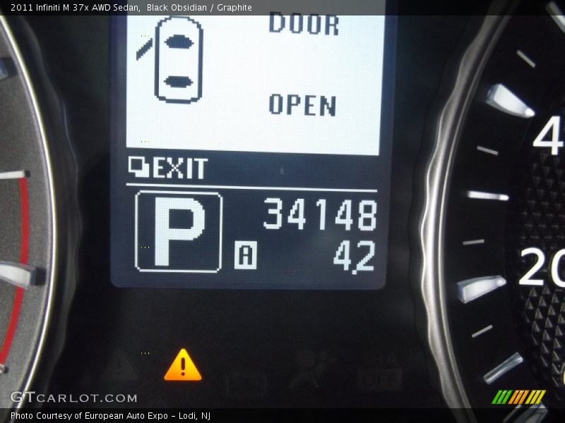Black Obsidian / Graphite 2011 Infiniti M 37x AWD Sedan
