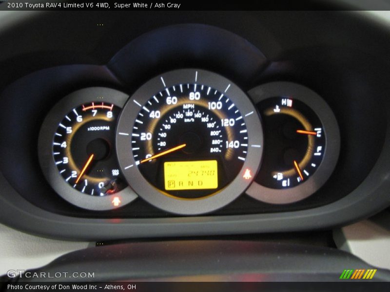 Super White / Ash Gray 2010 Toyota RAV4 Limited V6 4WD