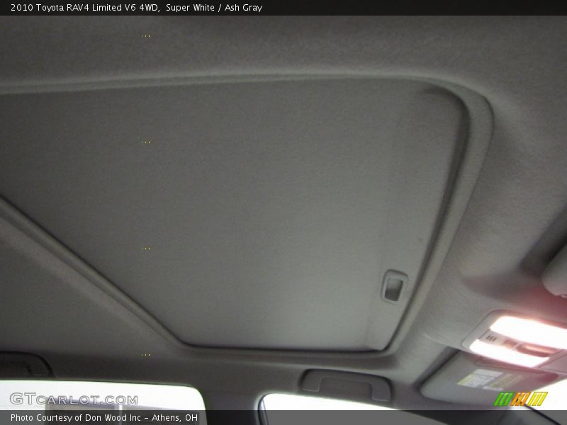 Super White / Ash Gray 2010 Toyota RAV4 Limited V6 4WD