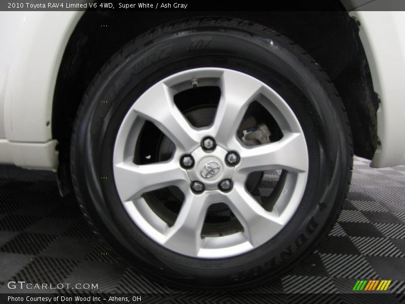 Super White / Ash Gray 2010 Toyota RAV4 Limited V6 4WD
