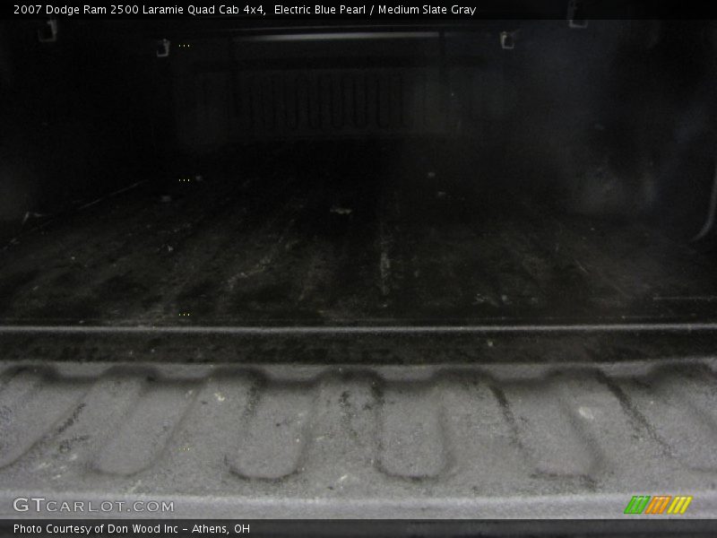 Electric Blue Pearl / Medium Slate Gray 2007 Dodge Ram 2500 Laramie Quad Cab 4x4
