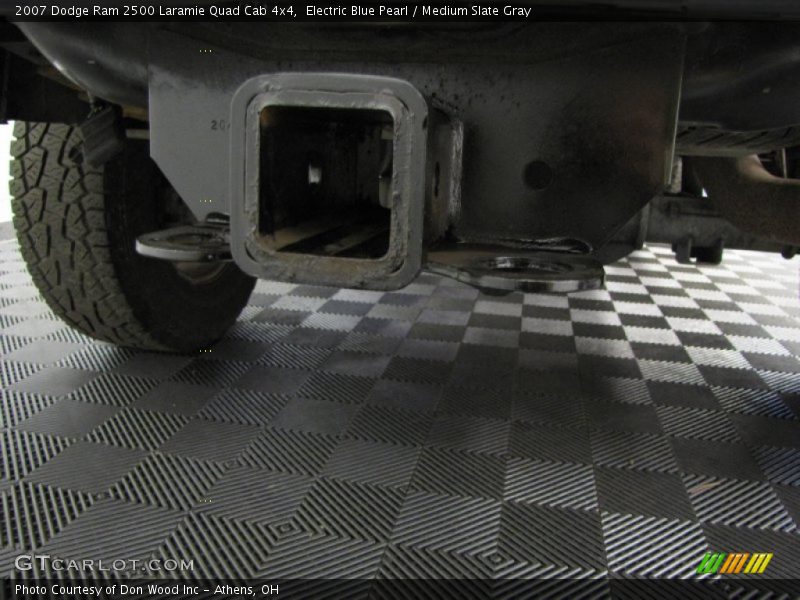 Electric Blue Pearl / Medium Slate Gray 2007 Dodge Ram 2500 Laramie Quad Cab 4x4