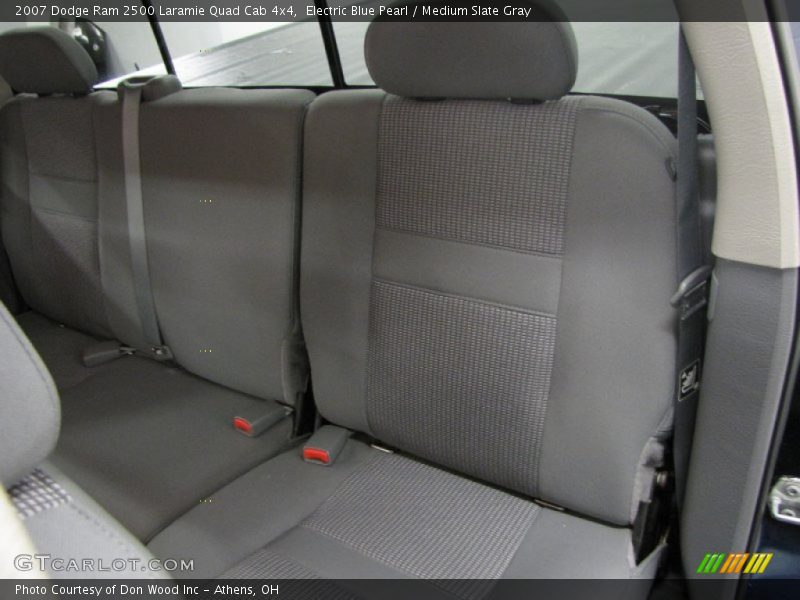 Electric Blue Pearl / Medium Slate Gray 2007 Dodge Ram 2500 Laramie Quad Cab 4x4