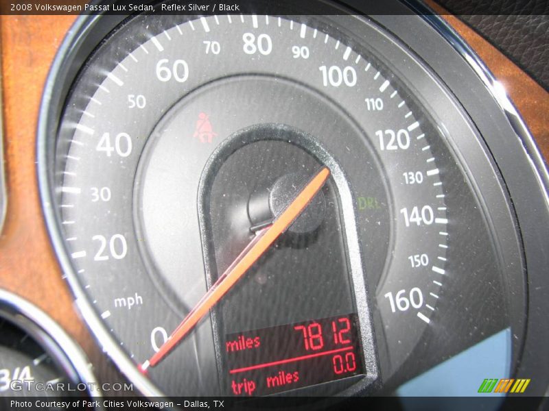 Reflex Silver / Black 2008 Volkswagen Passat Lux Sedan