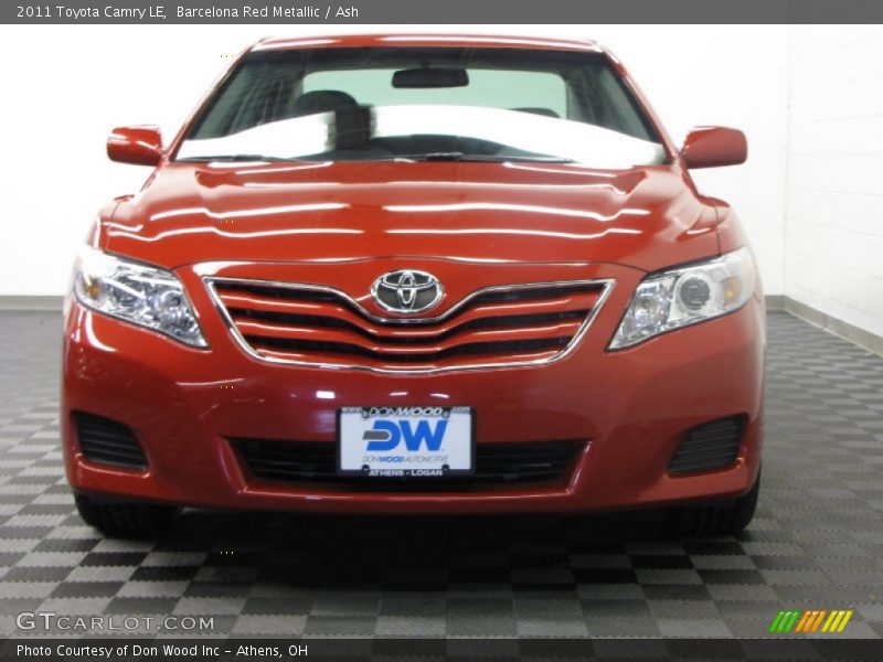 Barcelona Red Metallic / Ash 2011 Toyota Camry LE