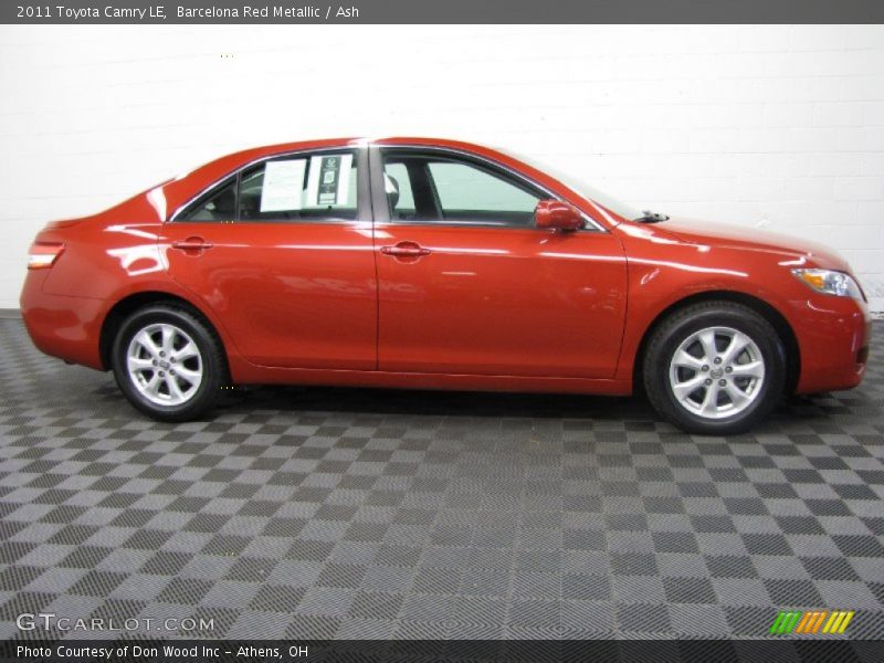 Barcelona Red Metallic / Ash 2011 Toyota Camry LE