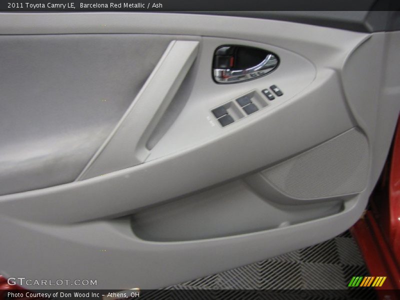 Barcelona Red Metallic / Ash 2011 Toyota Camry LE