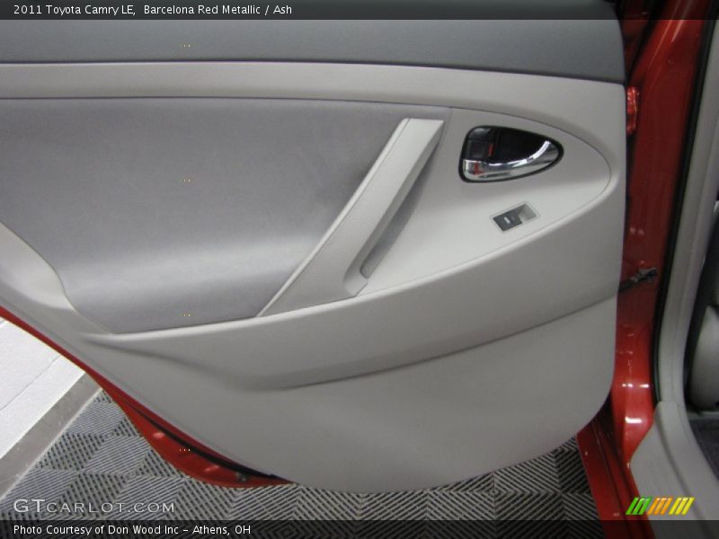 Barcelona Red Metallic / Ash 2011 Toyota Camry LE