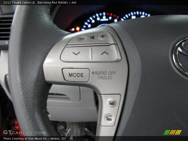 Barcelona Red Metallic / Ash 2011 Toyota Camry LE
