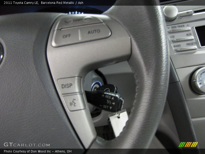Barcelona Red Metallic / Ash 2011 Toyota Camry LE