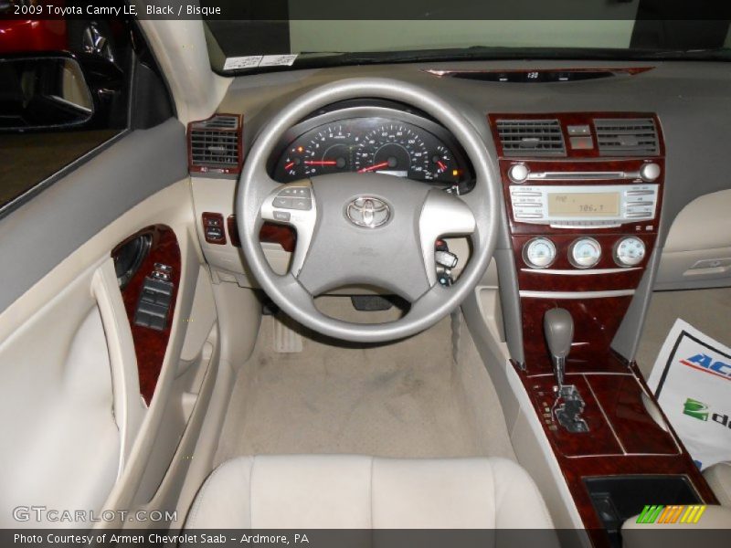 Black / Bisque 2009 Toyota Camry LE