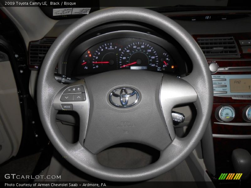 Black / Bisque 2009 Toyota Camry LE