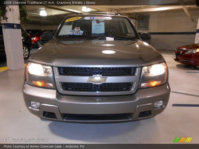 Graystone Metallic / Ebony 2008 Chevrolet TrailBlazer LT 4x4