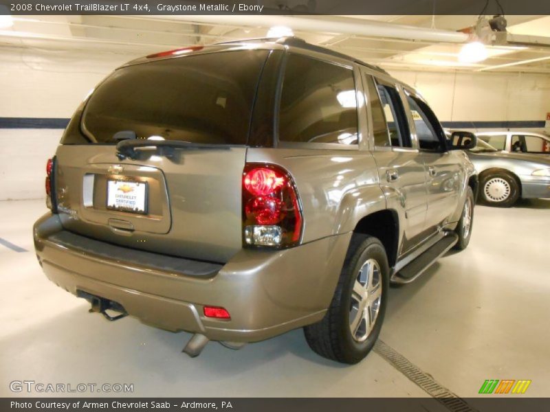 Graystone Metallic / Ebony 2008 Chevrolet TrailBlazer LT 4x4