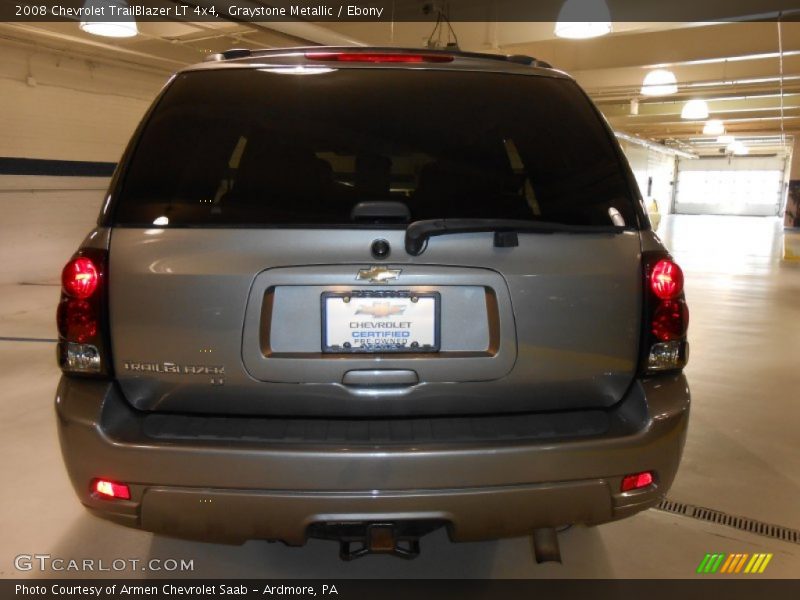 Graystone Metallic / Ebony 2008 Chevrolet TrailBlazer LT 4x4