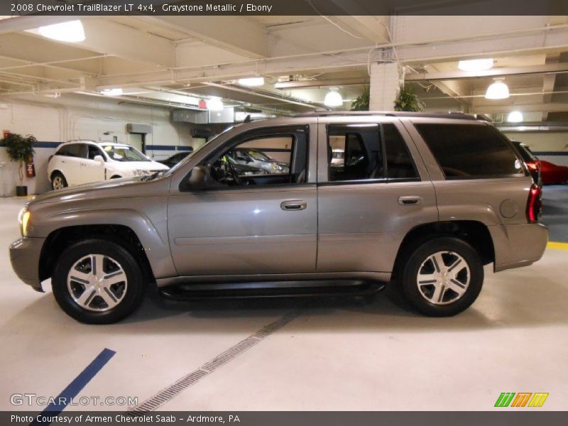 Graystone Metallic / Ebony 2008 Chevrolet TrailBlazer LT 4x4