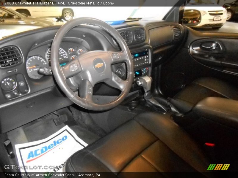 Graystone Metallic / Ebony 2008 Chevrolet TrailBlazer LT 4x4