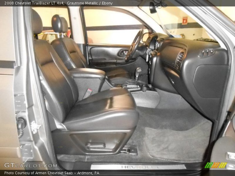 Graystone Metallic / Ebony 2008 Chevrolet TrailBlazer LT 4x4