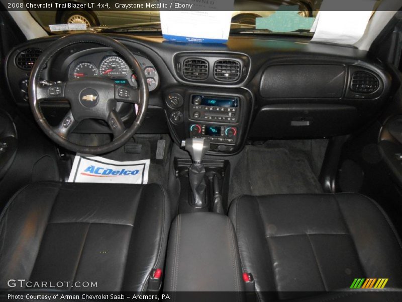 Graystone Metallic / Ebony 2008 Chevrolet TrailBlazer LT 4x4