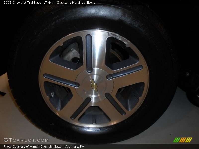 Graystone Metallic / Ebony 2008 Chevrolet TrailBlazer LT 4x4