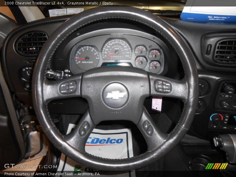 Graystone Metallic / Ebony 2008 Chevrolet TrailBlazer LT 4x4