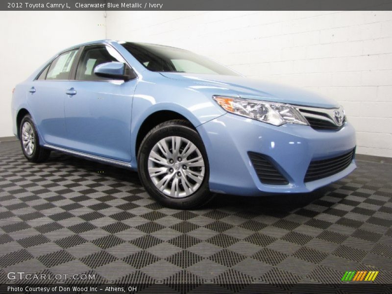 Clearwater Blue Metallic / Ivory 2012 Toyota Camry L