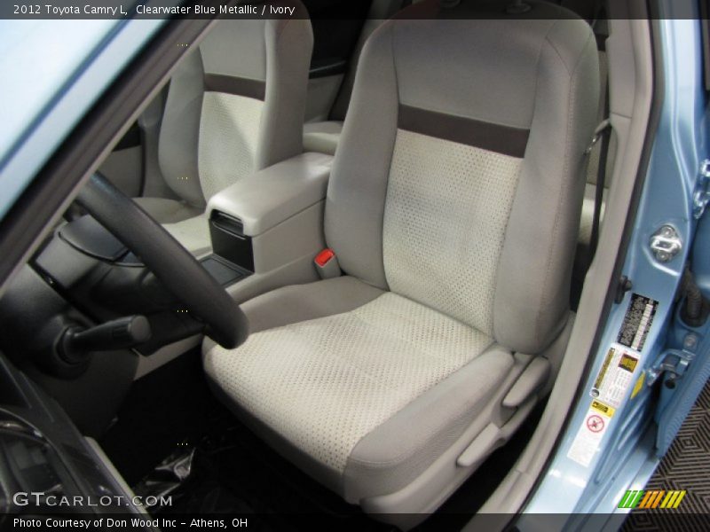 Clearwater Blue Metallic / Ivory 2012 Toyota Camry L