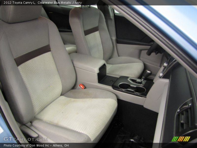 Clearwater Blue Metallic / Ivory 2012 Toyota Camry L