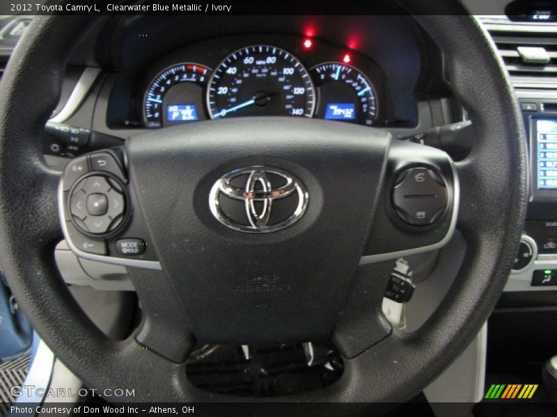 Clearwater Blue Metallic / Ivory 2012 Toyota Camry L