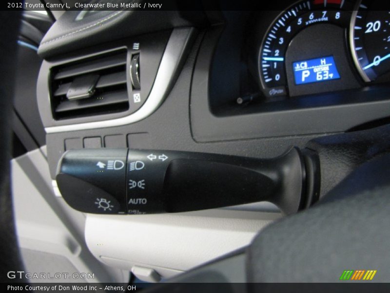 Clearwater Blue Metallic / Ivory 2012 Toyota Camry L
