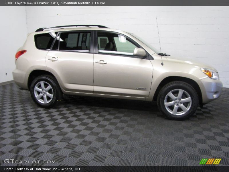 Savannah Metallic / Taupe 2008 Toyota RAV4 Limited 4WD