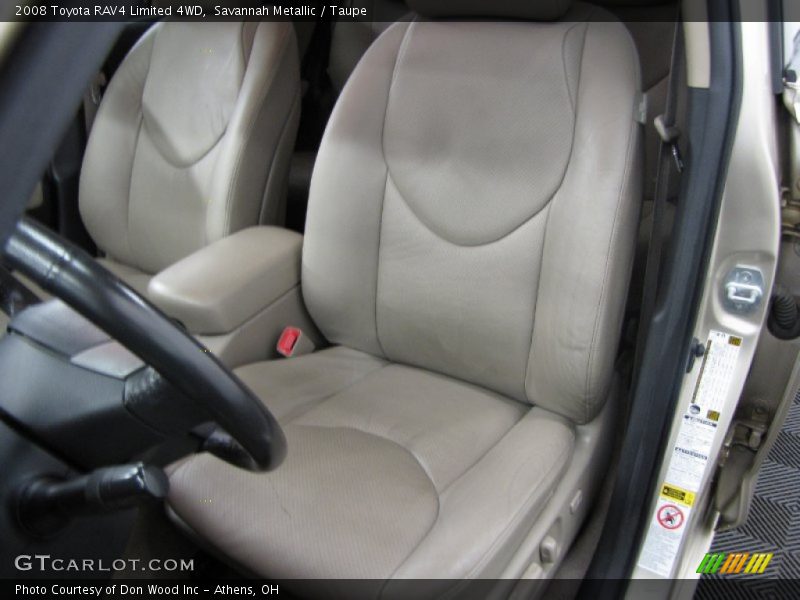 Savannah Metallic / Taupe 2008 Toyota RAV4 Limited 4WD