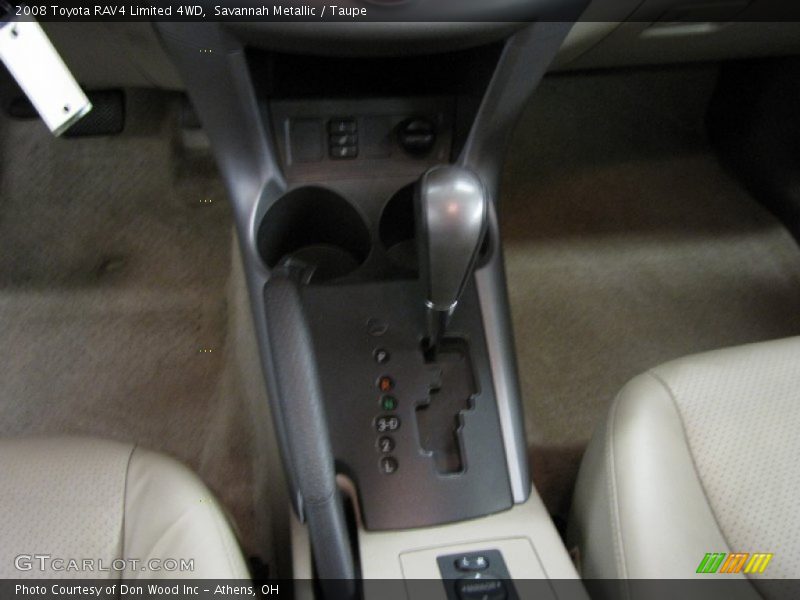 Savannah Metallic / Taupe 2008 Toyota RAV4 Limited 4WD