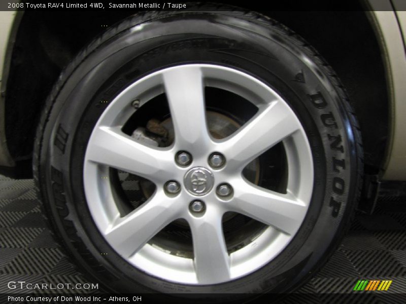 Savannah Metallic / Taupe 2008 Toyota RAV4 Limited 4WD