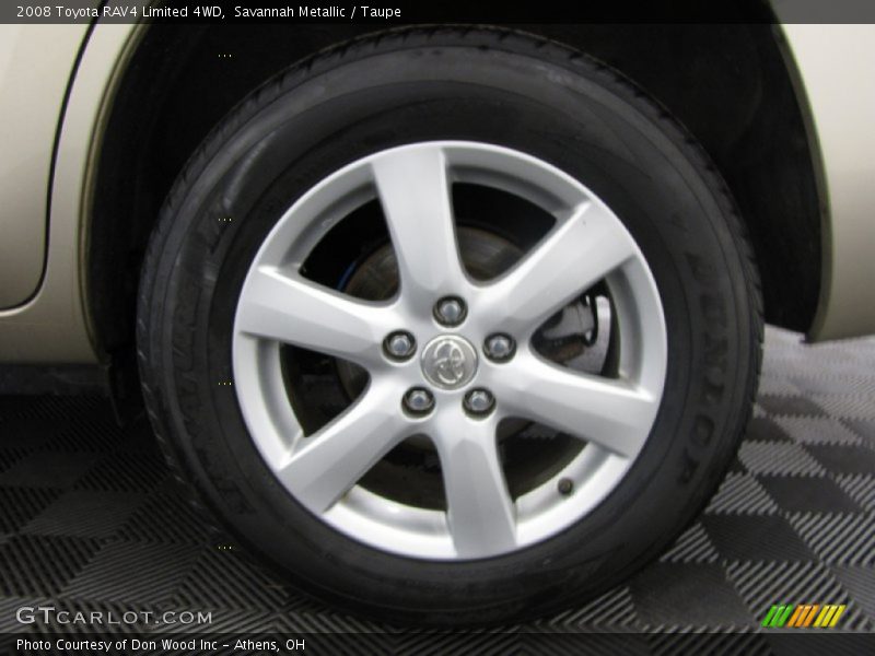 Savannah Metallic / Taupe 2008 Toyota RAV4 Limited 4WD