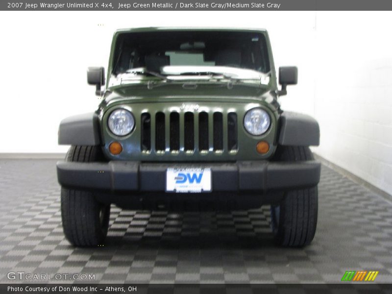 Jeep Green Metallic / Dark Slate Gray/Medium Slate Gray 2007 Jeep Wrangler Unlimited X 4x4