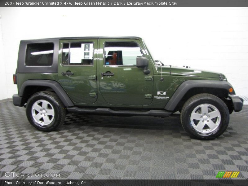  2007 Wrangler Unlimited X 4x4 Jeep Green Metallic